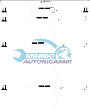 KIT CAVI ACCENSIONE